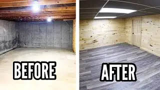 Basement Office/Shop Build with ZERO Carpentry Skills!