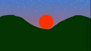 Salida y Puesta del Sol (Animaci&oacute;n en Macromedia Flash 8)