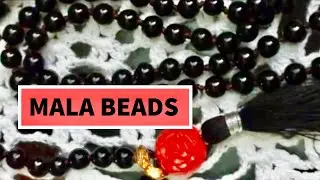 Mala Beads, Meditation Necklace, Prayer Beads, Yoga Necklace, Meditation Tools #neldascrafts