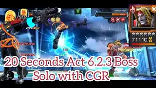 Cosmic Ghost Rider kills Act 6.2.3 Omega Red Boss in 20 seconds