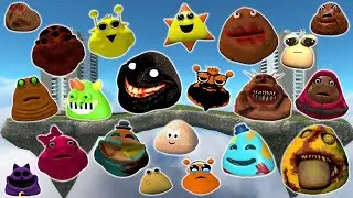 DESTROY ALL NEW 3D POU BOU'S REVENGE & ALPHABET LORE FAMILY in TWIN TOWER Garry's Mod