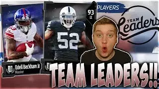 93 KHALIL MACK AND ODELL BECKHAM JR! | NEW TEAM LEADERS! | MUT 18 TEAM LEADER SETS