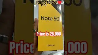 Realme Note50 Price is 25,000 #realme #note50 #shorts