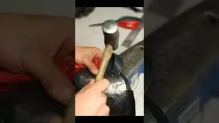making armor out of an oven #metal #medieval #fantasy #diy #darksouls
