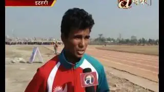 7th National Games - Runners in barefoot for competition