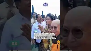 Pertemuan bersejarah di Puncak Candi Borobudur