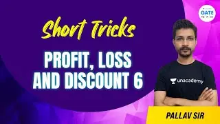Short tricks of profit loss and discount Short Tricks  6| By Pallav sir