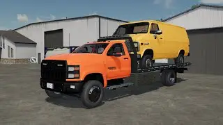 FS22 Chevy 5500HD Rollback Tow Truck Farming Simulator 22 Mods