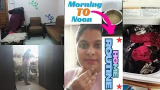 🌄Morning to afternoon routine without househelper❣️🫰💁full house cleaning 🧹#minivlog #homevlogs #yt