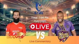 Gulf Giants Vs Abu Dhabi Knight Riders Live Match | Live Score | ILT20 Season 4