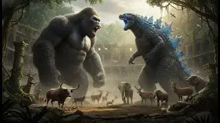 King Kong vs Godzilla | Ancient Jungle Arena Battle | Epic Forest Monster Fight