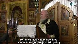 What is Repentance? Russian priest gives Best 40 Second Explanation Ever (Fr. Dmitry Smirnov)