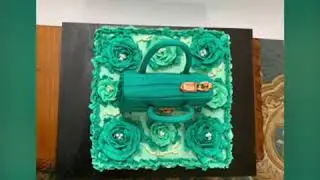 Hermes bag cake