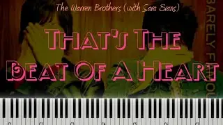 The Warren Brothers - That's The Beat Of A Heart [with Sara Evans] (Piano Tutorial) [GLOW VERSION] 