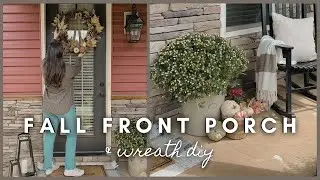 Fall Front Porch & wreath DIY | Fall 2023