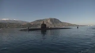 USS Newport News returns from exercise.