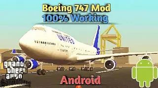 How To Add Boeing 747 In Gta Sa Android | Plane 747 In Gta Sa Android | Plane Mod For Gta Sa Android