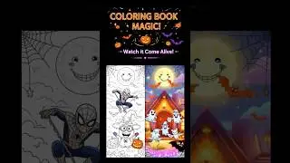 Do You Know Coloring Books Can Come Alive? #animation #cartoon #funny #halloween #cutebaby