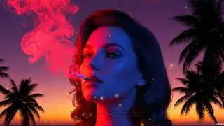 Neon Noir Cinematic Portrait Red Light | Smoky Night Mood Aesthetic Visual Background