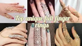 Top 30 Awesome long rings for girls || full finger rings || #youtube #trending #ornaments