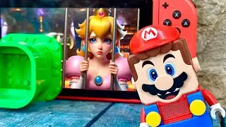 Lego Super Mario выходит на Nintendo Switch &mdash; Замок Боузера! Спасаем Пич! #legomario