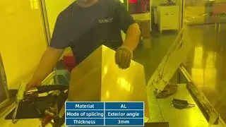 Aluminum Exterior Angle Welding