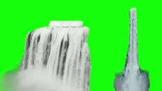 Green Screen Waterfalls 4K Copy rights Free