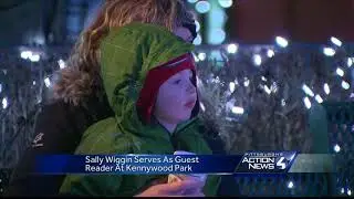 Sally Wiggin reads 'The Night Before Christmas' to kids at Kennywood Holiday Lights
