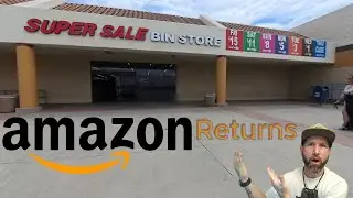 Bin Store Selling Amazon Return Pallets! #amazon #shopping #vlog