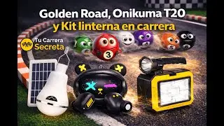 Tecnolog&iacute;a y seguridad por poco: Golden Road GR-028💡, ONIKUMA T20🎧 y Linterna Herramienta🔦🛠️