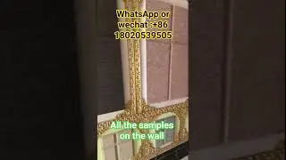 All the samples on the wall Factory direct sales quality guarantee for 20 years worryfree after sale