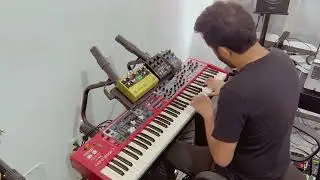 Pedalboard for keys and synthesizers (Nord Stage 3 and pedals)