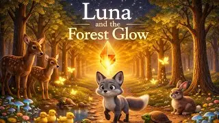 Luna and the forest glow | Kids cartoon |