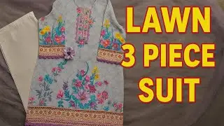 Pakistani 3 piece lown suit | full detail before after stitching| affordable Price| beautiful print