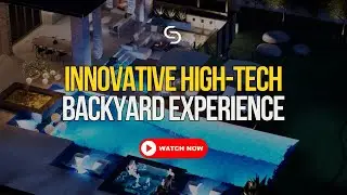 3D Rendering: Innovative High-Tech Backyard Experience | Outdoor Design Inspiration