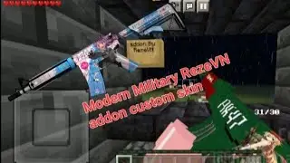 Modern Military Reze Skin custom addon | Minecraft Bedrock