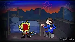 FNF Mashup Red Mist SpongeBob VS Dave (Doomsday x Bonus Song)
