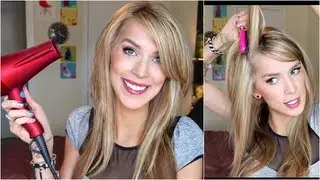 Straight Hair with Volume Tutorial (New Big Texas Hair!) | LeighAnnSays
