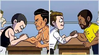 I Beat All Muscle Man in Arm Wrestling Clicker Game!