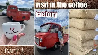 Visit in an Italian coffee-roasting factory