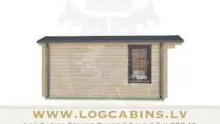 Log Cabins Deluxe Range 6.5 m x 4.5 m DBR 15