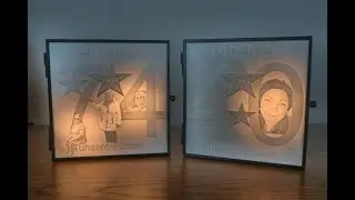 Das Relief-Bild aus dem 3D-Drucker