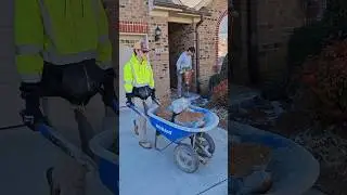 diy concrete #concrete #bluecollar #fyp #diy #construction #work #relaxing #satisfying
