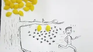 How to turns everyday objects into illustrations Drawing with Shell Macaroni for kids