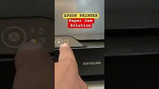HOW TO SOLVE PAPER JAM ISSUE IN EPSON PRINTER #repairtutorial #paperjam #printingsolution