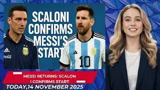 &ldquo;Scaloni Confirms Messi&rsquo;s Return as Argentina Prepare for a High-Intensity Clash Against Angola&rdquo;🌔