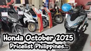 Honda Motorcycle October 2025 pricelist Philippines/Cash and installment