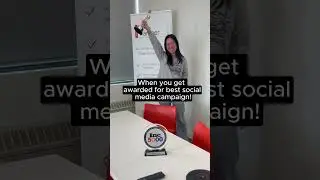 When you get awarded for best social media campaign! #adagency #marketing #digitalmarketing