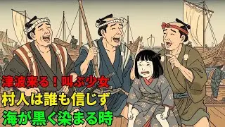 「船を出すな！」津波を予言した少女を村人は嘲笑ったが、海が割れた瞬間、全員が絶句した...| 野談 | 伝説 | 昔話 | 説話 | 民話