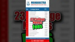 🎓 महाराष्ट्रातील MBBS PRIVATE College Fee 2025! 💼